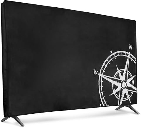 kwmobile Funda para Monitor 65 TV - Cubierta Protectora para Interior - de Aguja magnética
