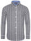 J.VER Kariertes Hemd Herren Oktoberfest Freizeithemd Baumwolle Plaid Hemden Normal Fit Weich Langarmshirt Männer Oberhemd mit Tasche,Schwarz Weiß,3XL