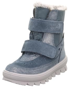 Superfit Flavia Warm gefütterte Gore-Tex Botte de Neige, Blau 8000, 32 EU Large