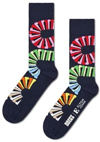 Happy Socks PIANO NOTES SOCK ELTON JOHN (DE/NL/SE/PL, Numerisch, 41, 46, Regular, Regular, MEHRFARBIG)