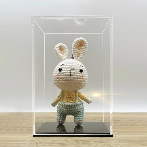 Acryl Vitrine Spielzeug Vitrinen für Sammlerstücke Groß Klar, Stapelbar Acryl-Memorabilien-Boxen, 10 15 20 25 30 35 40 45 50 55 60 65 70cm Zusammensetzen Staubgeschützte Figuren Vitrine ( Size : 15x15