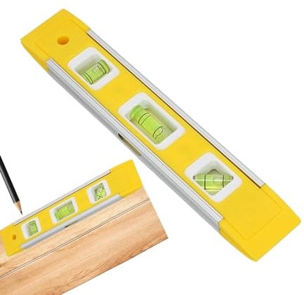 | Magnetic Spirit Levels - Shock Resistant Bubble Tool, Three Measuring Angles for Measuring