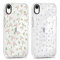 Yoedge 2 Pack Transparent Phone Case Compatible with iPhone XR 6.1, Soft Silicone with Flowers Aesthetics Pattern,Shockproof Bumper Protector Matte Floral Cover, for iPhone XR Girls