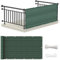 Balkonverkleidung Sichtschutz 130 x 280 cm Windschutz Sonnenschutz Und Wetterfest Sichtschutz Zaunblende Sichtschutz Zaun mit Ösen, Kabelbinder Sichtschutz für Balkon, Dunkelgrün