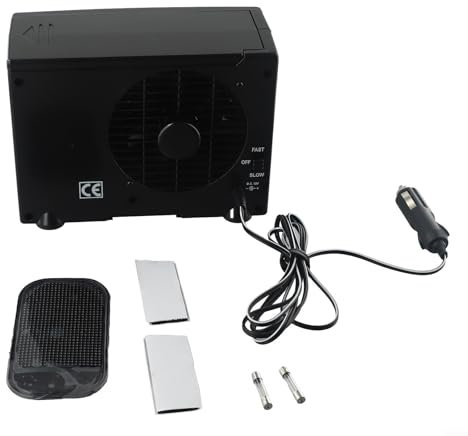 SMZhomeone Auto Ventilator 12V Klimaanlage Tragbare Home & Auto Kühler Lüfter Wasser Eis Klimaanlage Auto Kfz Lüfter Auto-Kühlluftventilator