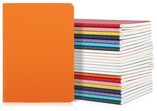 Yarotm Notizbuch A6 Gepunktet - 24 Stück Tagebuch Notebooks A6-100GSM Papier Dotted 5mm Notizheft - 10x14cm Mini Notizblöcke A6-30 Blatt Notizbücher Klein Reisetagebuch, 8 Farben