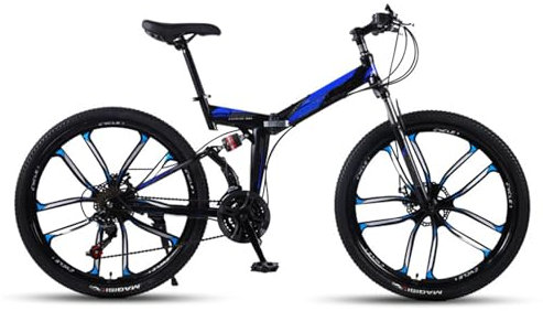 HOUSN 26 Zoll Klappfahrrad Erwachsene Mountainbike, Upgraded 21 Gang Faltrad, Klapprad Erwachsene, Erwachsenenfahrrad 120 KG Offroad-Fahrrad Cityrad, Doppel Scheibenbremsen-Fahrräder,2,26 Zoll