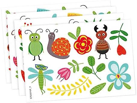 BESTonZON Blumen-wandaufkleber Für Kinderzimmer 1 Set Dschungel-wandtattoos Baby-wanddekoration Zum Abziehen