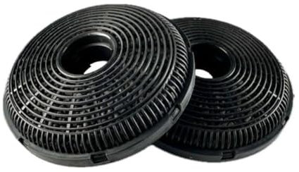 EVAYP 2X Filtros de Carbón Activado Compatibles con Bosch Siemens 12026343 Beko Grundig 9197060046 Silverline YT971.1000.96 campana extractora