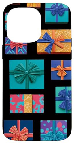 iPhone 14 Pro Max Colorful Gift Boxes Pattern For Festive Celebrations Case