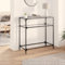 Générique Table Console avec Dessus en Verre Transparent 80x35x81cm Acier, Meubles, Tables, Tables Basses et Tables d'appoint, Tables Console, Transparent, 11.28 KG, 846024