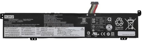 FCZFCZ L19M3PF7 Battery 45Wh 4000mAh Replacement for Lenovo Ideapad Gaming 3-15IMH05 3-15ARH05 / Ideapad Creator 5-15IMH05 Series SB10W89840 5B10W89843 L19L3PF3 5B10W89841 L19D3PF4 11.4V 3-Cells