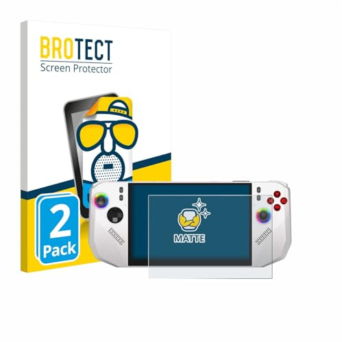 BROTECT Schutzfolie für MSI Claw A8 BZ2EM | 2 Stück Entspiegelnder Displayschutz Made in Germany Matte Displayschutz-Folie Anti-Reflex Anti-Fingerprint Einfache Montage