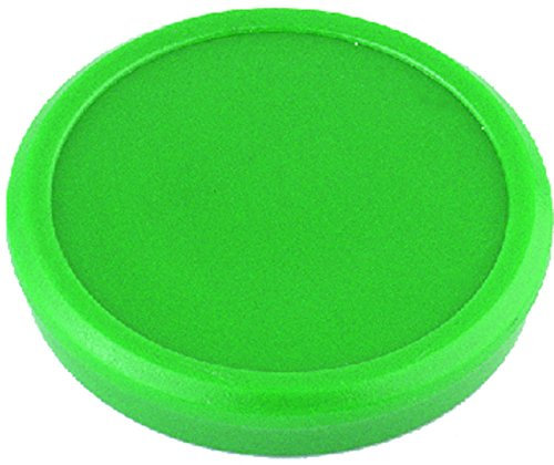 Kraftmagnet, besondere Form rund, Tragkraft 2500g, 38mm ø, grün