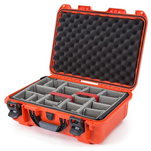 NANUK Large Series 925 Lightweight NK-7 Resin Waterproof Protective Case with Padded Dividers, Orange