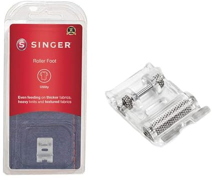 Singer Presser Foot, Metal Plastic, White