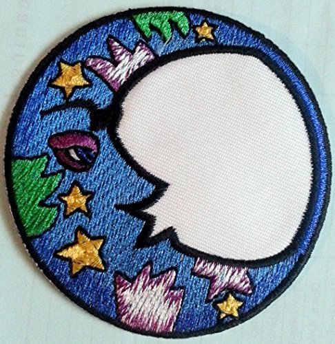 Aufnäher Patches für Jacken Jeans Kleidung Aufbügler Applikation Bügelbilder Aufbügler Patches Aufnäher zum aufbügeln Himmelszelt 7 cm 