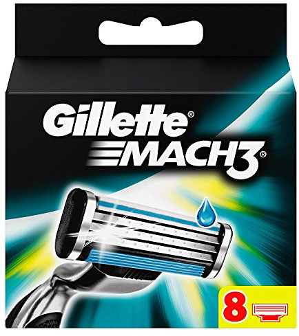 Gillette Mach3 Razor Blades – Pack of 8.