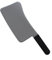 Zac's Alter Ego Plastic Butcher's Cleaver/Knife