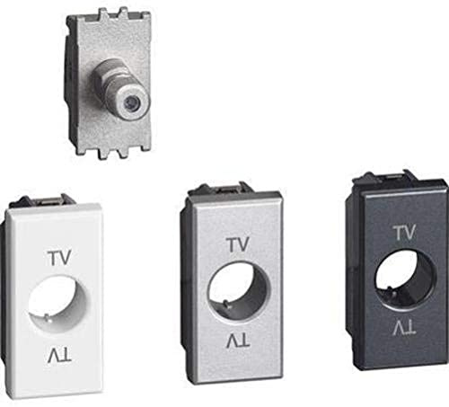 BTicino H4202F Axolute SAT Socket Coaxial Type F, 1 m