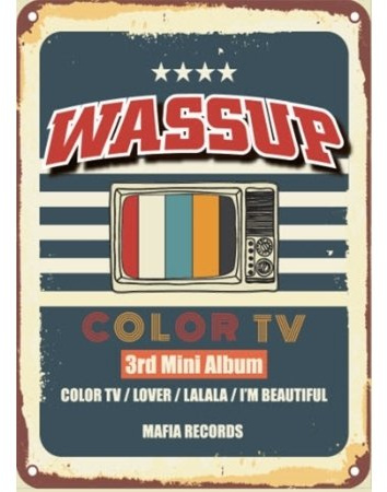 WA$$UP - [COLOR TV] 3rd Mini Album Hip-Hop Girl Crush Group WASSUP K-Pop Sealed