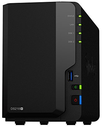 Synology DS218 + 8TB (2 x 4TB WD RED) 2 Bay Desktop-NAS-Einheit