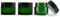 3PCS Empty Green Glass Cream Lotion Jars Bottle Cosmetic Makeup Eye Cream Storage Holder Container with Black Cap and PP Liner DIY Beauty Tool (30G/1oz)