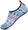 SAGUARO Damen Herren Badeschuhe Wasserschuhe Schwimmschuhe Männer Frauen Barfußschuhe für Strand,Pool,Meer,Wassersport,Surfen,Aqua Cycling,Segeln,Bootfahren,Windsurfen(Böhmische Weiß, 38/39 EU)