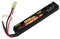 NASTIMA 11,1 V 1200 mAh Airsoft Stick Akku, 3S 20C LiPo Akku Pack Kompatibel mit Mini Tamiya Stecker für Airsoft Guns AK47, MP5K, MP5, Scar, M249, AUG, AEG