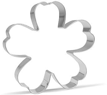10.1 cm Spring Flower Cookie Cutter - Stainless Steel