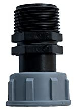 STEMAX-Wassertechnik: TAVLIT PP-Verteiler Fitting mit O-Ring, Adapter 1 IG x AG