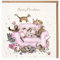 Wrendale Designs Weihnachtskarte mit Aufschrift Meowy Christmas