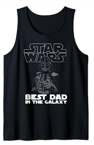 Star Wars Darth Vader Best Dad In The Galaxy Vater Papa Tank Top