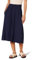 Amazon Essentials Damen Midirock aus Jersey zum Hineinschlüpfen, Marineblau, M
