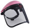 Colcolo Face Protection Lightweight with Steel Wire Mesh Good Ventilation Necessary Adjustable Headband for Gardening Logging, Pink