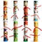 D-FantiX 8 Stück Christmas Crackers No-Snap Party Tischgeschenke, mit Party Hüte Scherz kleine Geschenke für Kinder Erwachsene, niedlich Weihnachten Charakter Design