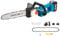 KATSU FIT-BAT 21V Cordless Electric Chainsaw 12-Inch with 4.0Ah Battery and Charger, Extra Chain and Manual Oil Pump, for Garden Trees Wood Cutting 102738B