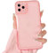 NITITOP Compatible with iPhone 11 Pro Max Case Cute Clear Glitter Shiny Sparkle Bling Diamond Rhinestone Girls Women Soft TPU Shockproof Protective Phone Cover - Pink