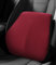 Lendenkissen Auto, Lordosenstütze Auto aus Memory Foam, Ergonomisches Lendenwirbelkissen Auto, RüCkenlehne um RüCkenstüTzkissen zu Lindern für Autositze, BüRostuhl, Rollstuhl (Schwarzes Rot)
