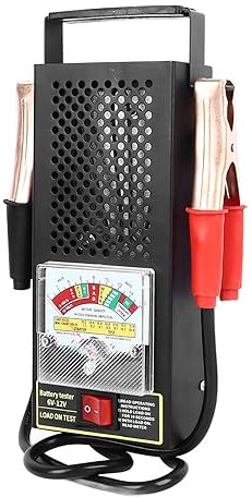 Automotive Load Checker, 12 V Hochpräzises Autobatterie-Testgerät aus Reinem Kupfer, Professionell, Universelle Passform, Einfach zu Verwenden, für Elektrofahrräder, LKWs und