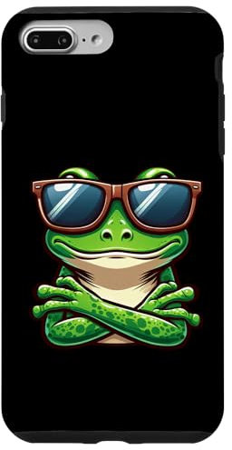 Cool Frog with Sunglasses Cartoon Frog Case for iPhone 7 Plus/8 Plus