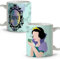 Taza personalizada con nombre. Cerámica 330 ml. Taza Princesa. Regalos originales. Princesa de las nieves