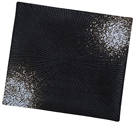 Cabilock Elegante Plato De Cerámica Cuadrado De 23 Cm Para Ensalada Sopa Fideos Pasta Fruta Restaurante Vajilla Creativa Para El Hogar.