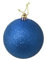 16 Bolas de Navidad 7 cm, Adornos Arbol Navidad con Cordón, Mate, Brillante Bolas Navidad, para Decoracion Navidad, Boda (Azul Purpurina)