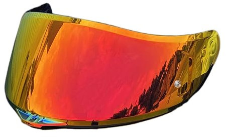 Motorrad Helmvisier, K5-Schildersatz for AGV K1 K1S K3SV K5 K5S Gesichtsschutzvisier UV-Schutz (Basis)(Revo Deep Red-Day Use Only)