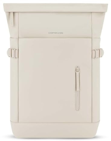 Kapten & Son Rucksack Freizeitrucksack mit Laptopfach Helsinki Backpack 17L Sandstone beige