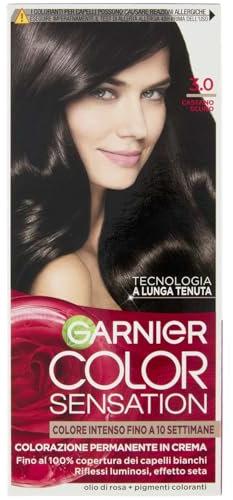 Garnier Color Sensation Haarfärbe-Set 3.0 Dunkelbraun, 1 Stück
