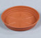 Sotto vaso fioriera Sabbiato rotondo diam 45 cm In plastica Terracotta