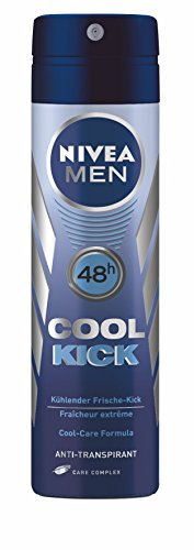 Nivea Men Deo Cool Kick Antitranspirant Spray, 4er Pack (4 x 150 ml)