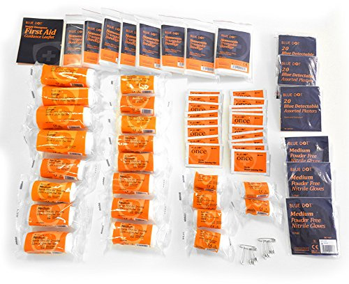 Blue Dot HSE Standard Catering 1-50 Person First-Aid Kit Refill